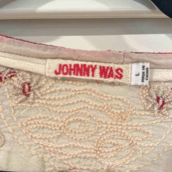 Lovely Johnny Was embroidered v neck - Picture 3 of 6